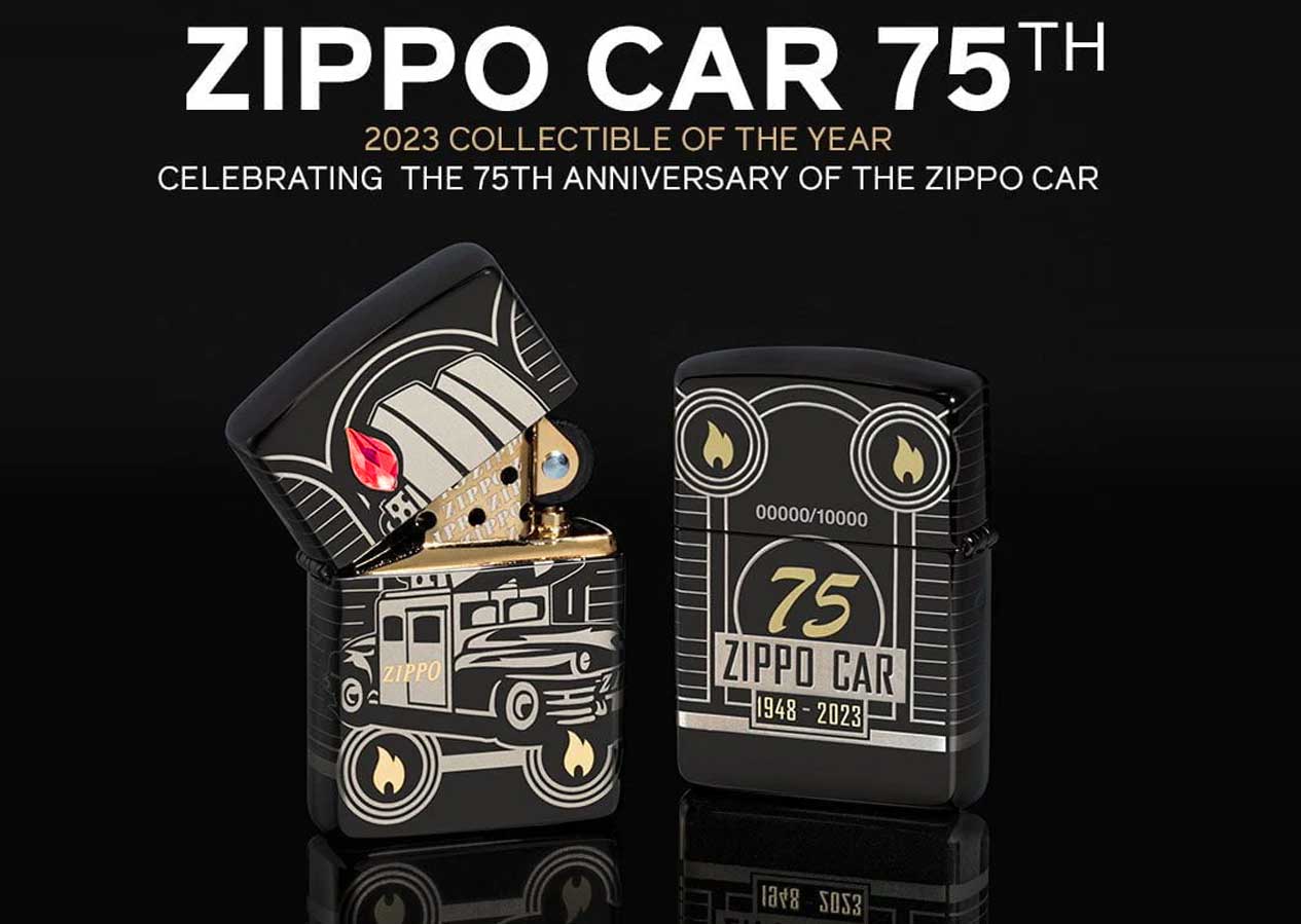 Zippo ジッポー アジア限定15,000個 2023 ZIPPO COLLECTIBLE OF THE YEAR CAR 75周年記念モデル 48692