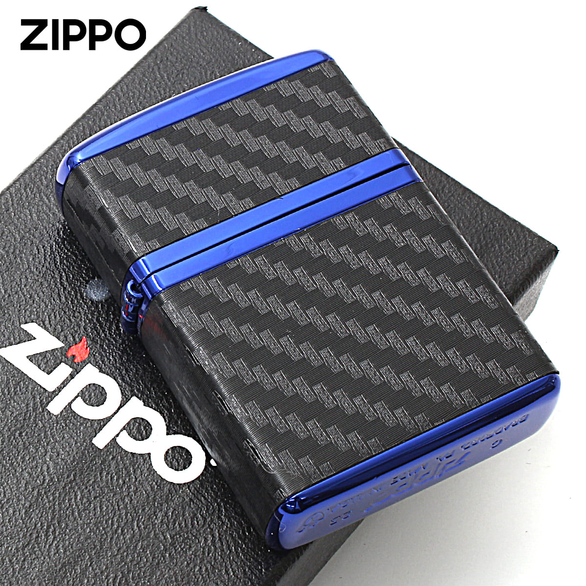 Zippo ジッポー アーマー カーボン ブルー ARMOR CARBON SERIES 162BL-CARBON