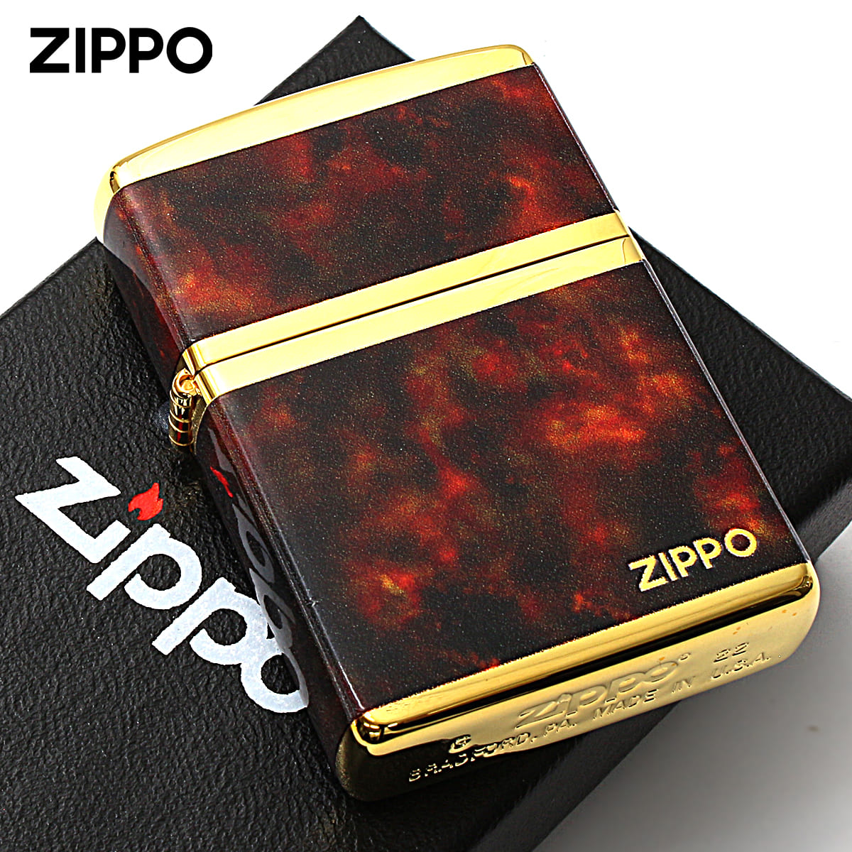 大理石調zippo Zippo ジッポー 大理石調 ホワイトマーブル ジッポ ロゴ