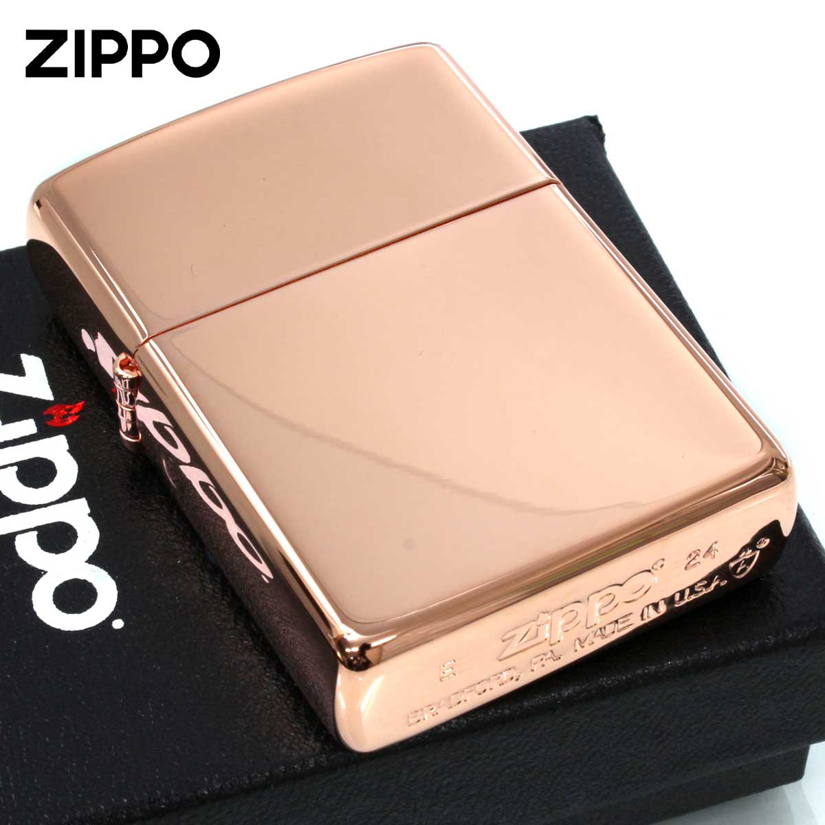 Zippo ジッポー アーマー カッパー 無地 162 ARMOR 銅 あかがね 162-3HP メール便可