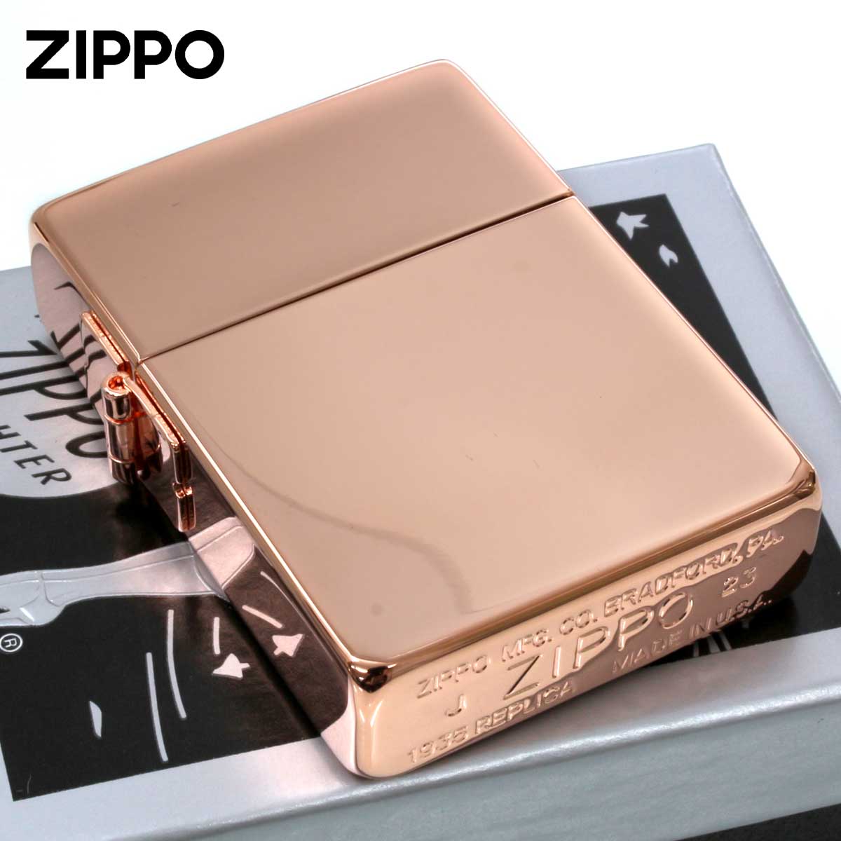 Zippo ジッポー 1935レプリカ カッパー 無地 銅 あかがね 1935-3HP