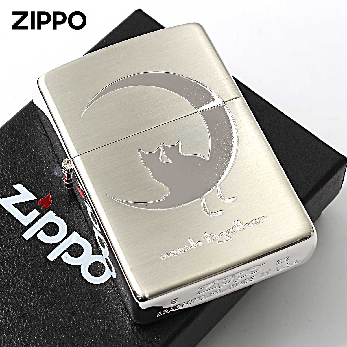 zippo ジッポーライター猫 新キャットシリーズ・シルバー