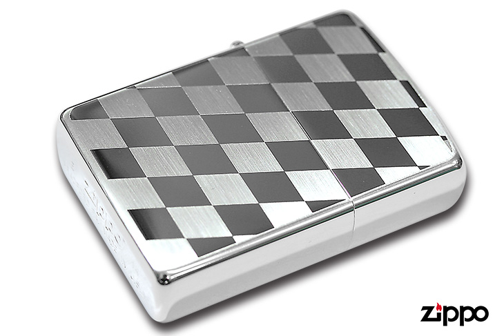 Zippo ジッポー CHECK 市松模様 2CHE-SS2|Zippo専門店 Zippo ジッポー CHECK 市松模様 2CHE-SS2|Zippo専門店