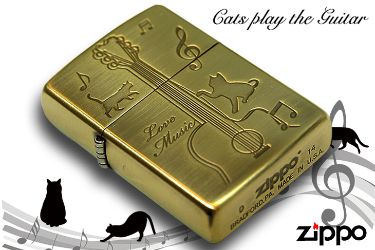 Zippo ジッポー CATS play the GUITAR CATG-BB