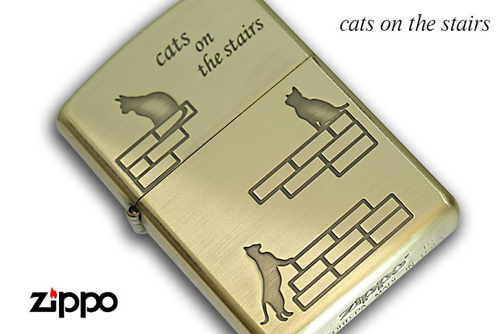 Zippo ジッポー CATS on the Stairs CATS-BB