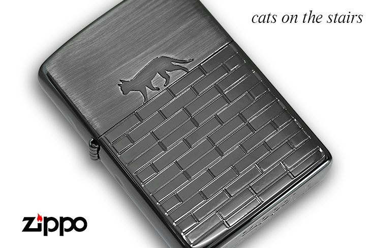 Zippo ジッポー CAT WALKS 2BN-CATW メール便可｜Zippo専門店フラミンゴ：本店