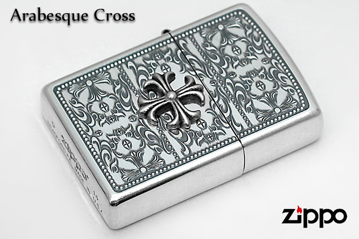 Zippo ジッポー Arabesque Cross アラベスククロス  2ACM-SI