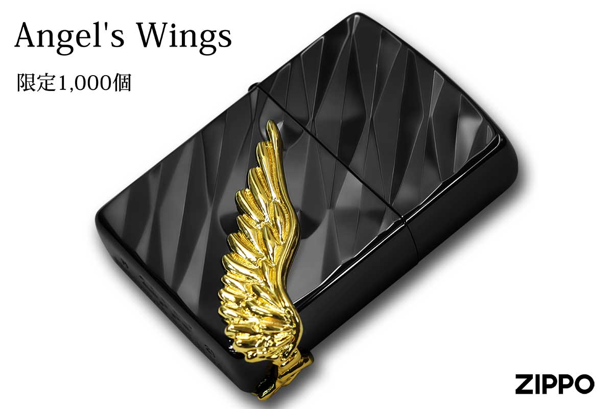 Zippo ジッポー 限定1,000個 Angel's Wings エンジェルウイング ブラック PAW-2022BN