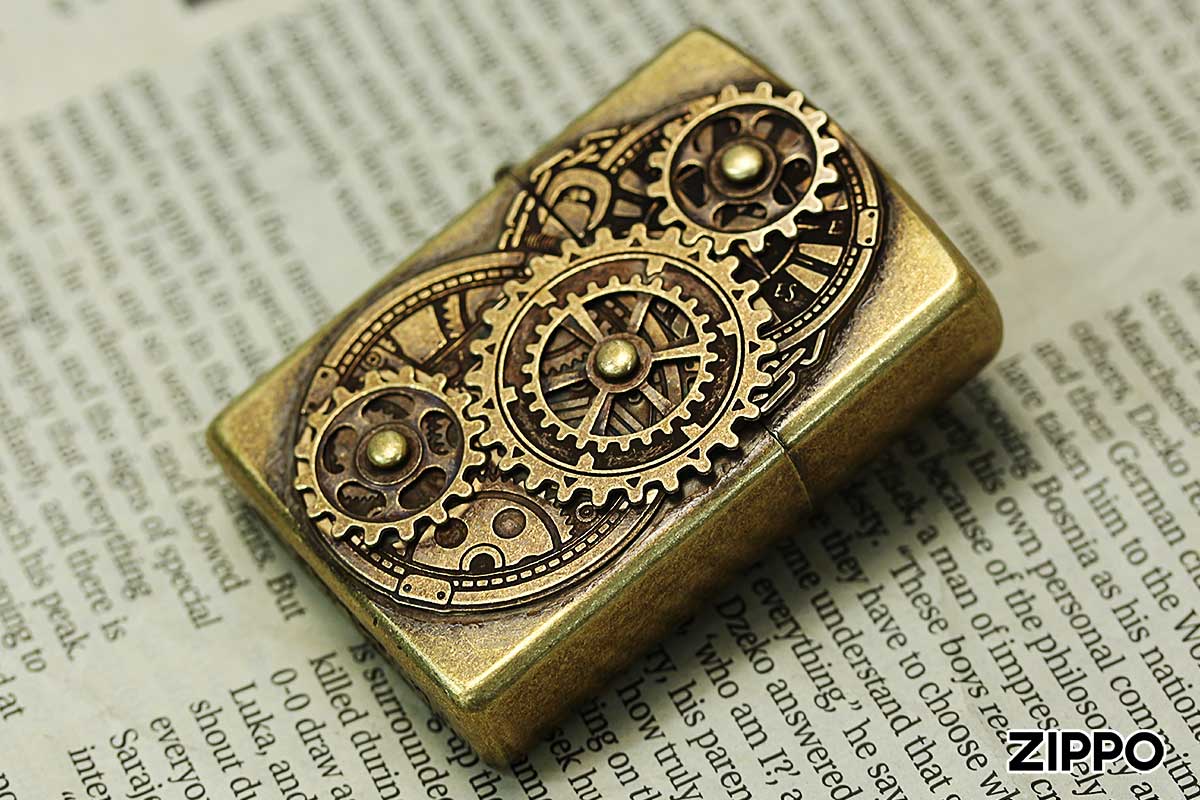 Zippo ジッポー GEAR METAL ギア メタル ブラスバレル ZG-BB メール便可｜Zippo専門店フラミンゴ：本店