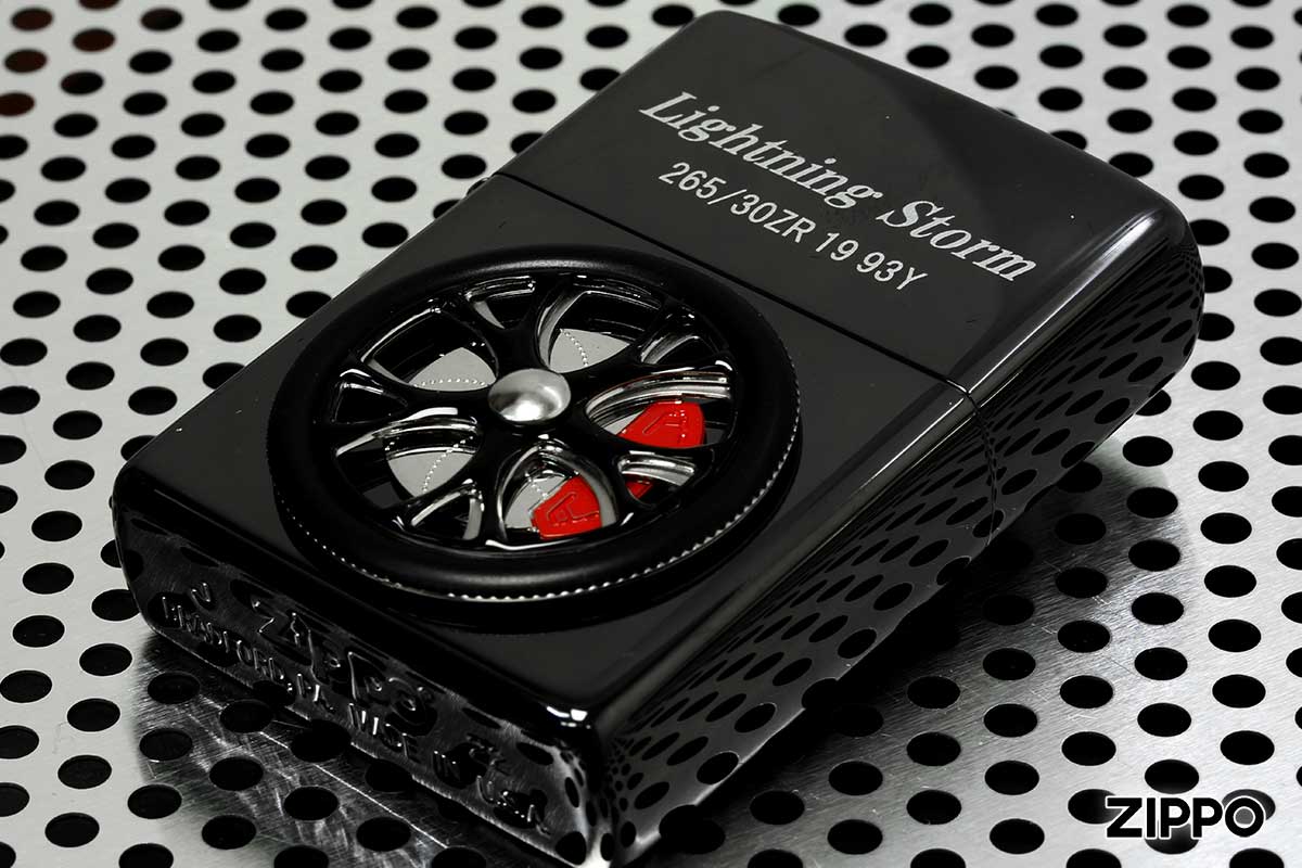 Zippo ジッポー SPINNING WHEEL スピニングホイール ZTRBK メール便可｜Zippo専門店フラミンゴ：本店