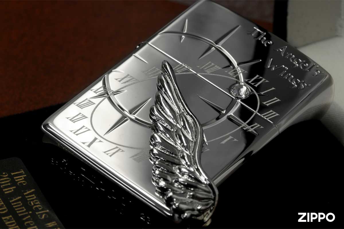 Zippo ジッポー 限定2,000個 The Angels Wings 20th anniversary エンジェル ウイング 20周年記念 プラチナミラー PAW-20th PT