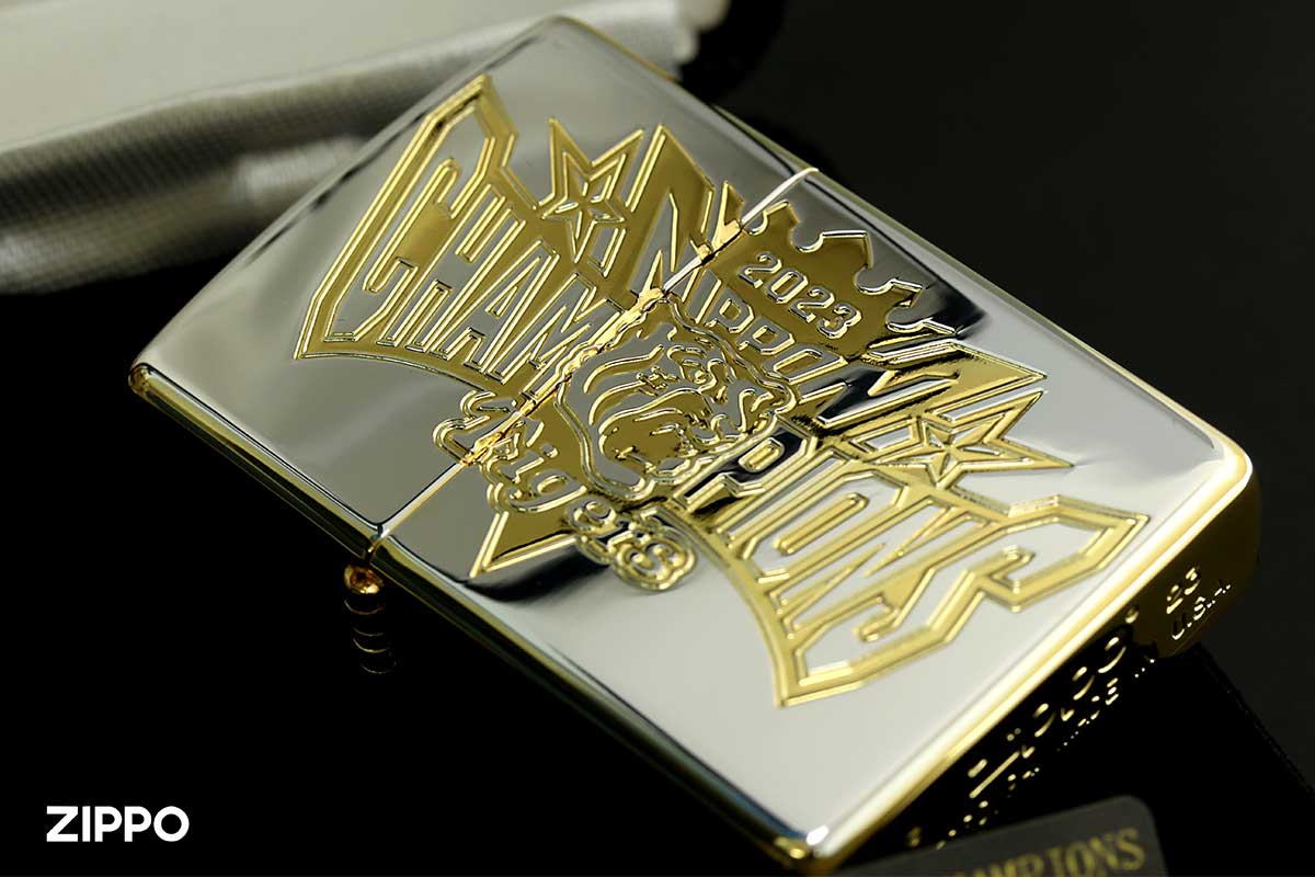 Zippo ジッポー 限定100個 阪神タイガース 2023年 日本一記念 SGミラーメッキ HTZ-2023VICTORY SG