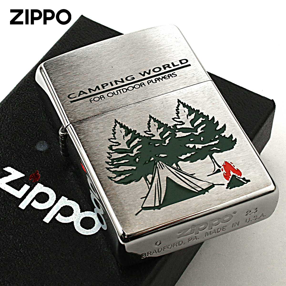 Zippo ジッポー キャンプ 趣味の世界 ホビー ワールド HOBBY WORLD アウトドア 200DC-CW メール便可