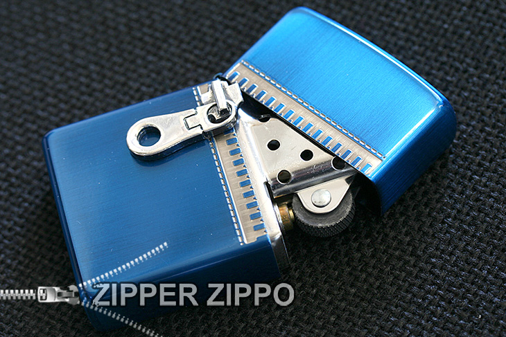 Zippo ジッポー ZIPPER ZIPPO イオンブルー｜Zippo専門店