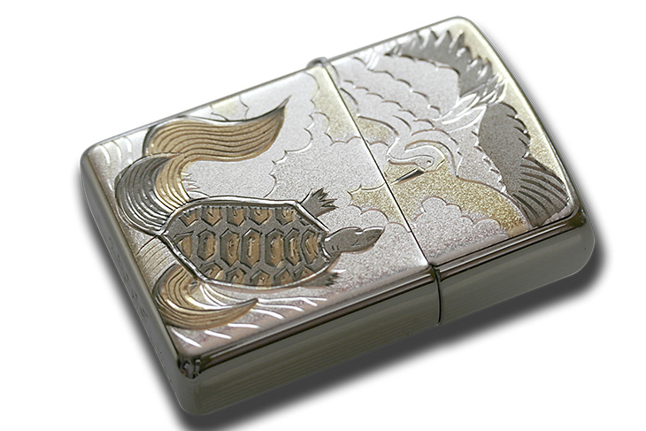 Zippo ジッポー 電鋳板 亀