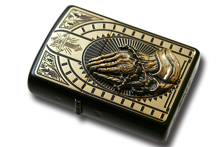 Zippo ジッポー Prayer Desired BK&GD