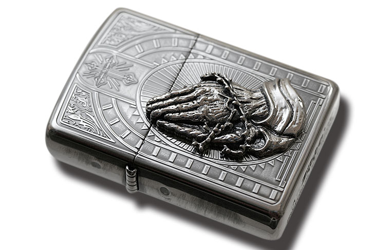 Zippo ジッポー Prayer Desired アンティークSV
