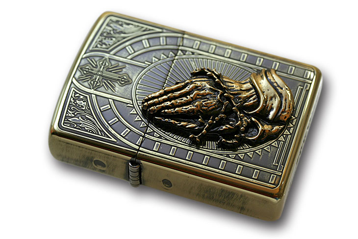Zippo ジッポー Prayer Desired アンティークBS