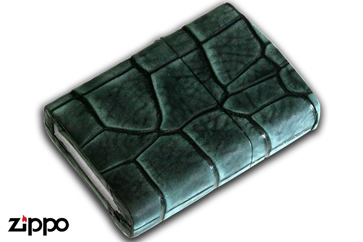Zippo ジッポー クロコダイル デニムグレー&シャインブラック