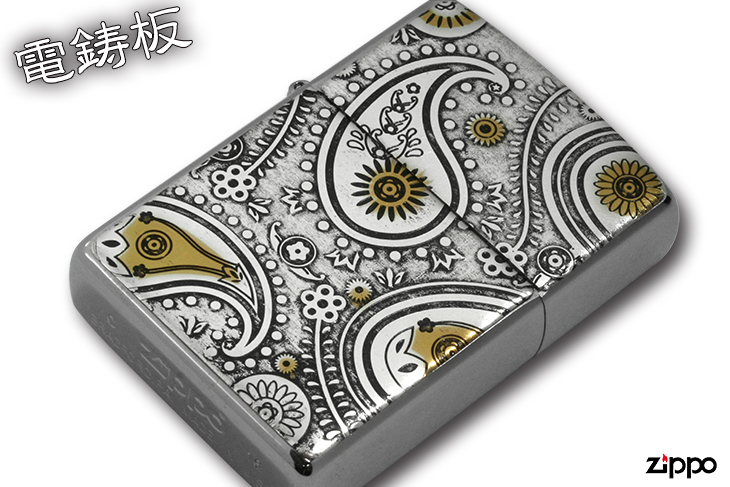 Zippo ジッポー 電鋳板 ペイズリー｜Zippo専門店フラミンゴ：本店