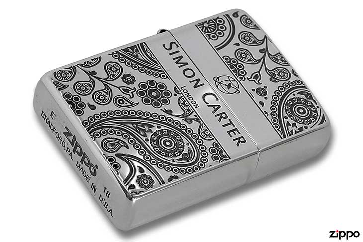 Zippo ジッポー SIMON CARTER サイモン・カーター ペイズリーBOX-SA ZP SCP-036 メール便可