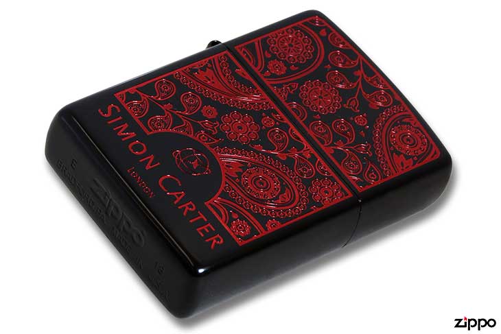 Zippo ジッポー SIMON CARTER サイモン・カーター ペイズリーフレーム-IR ZP SCP-037｜Zippo専門店フラミンゴ：本店