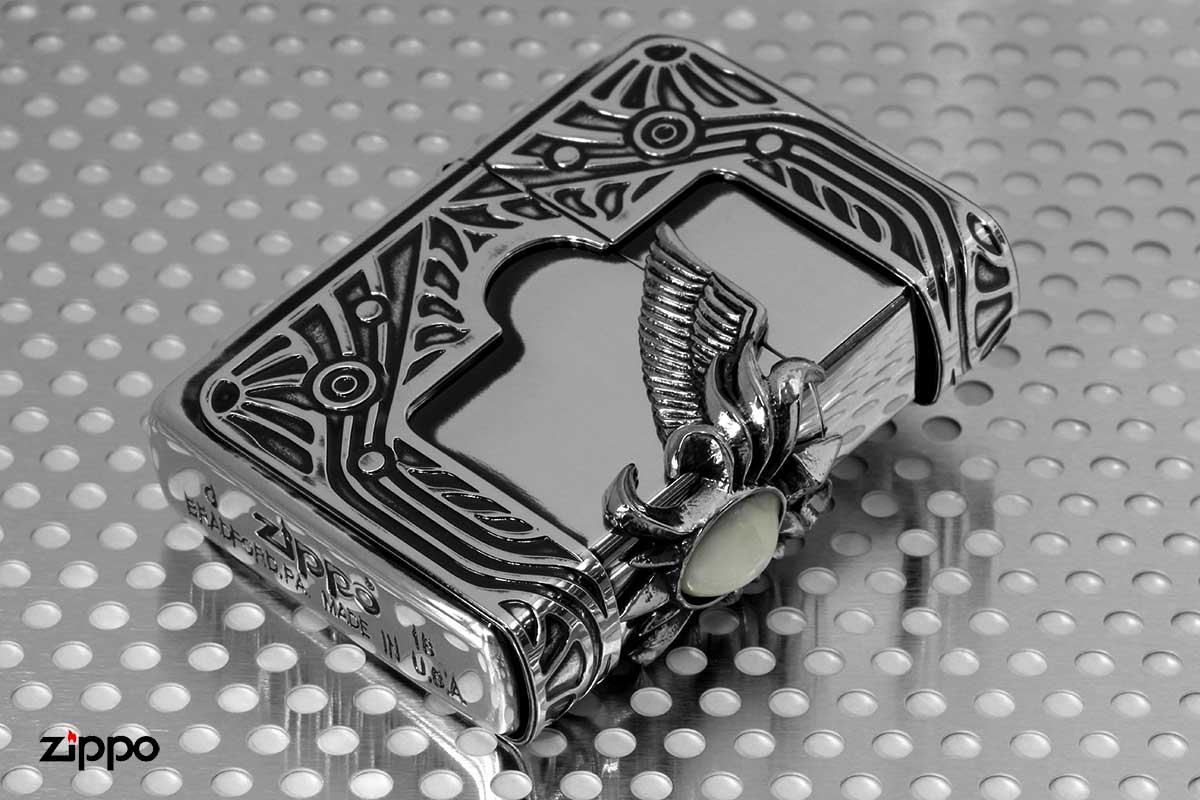 Zippo ジッポー Shell Wing Metal シェル ウィングメタル 1