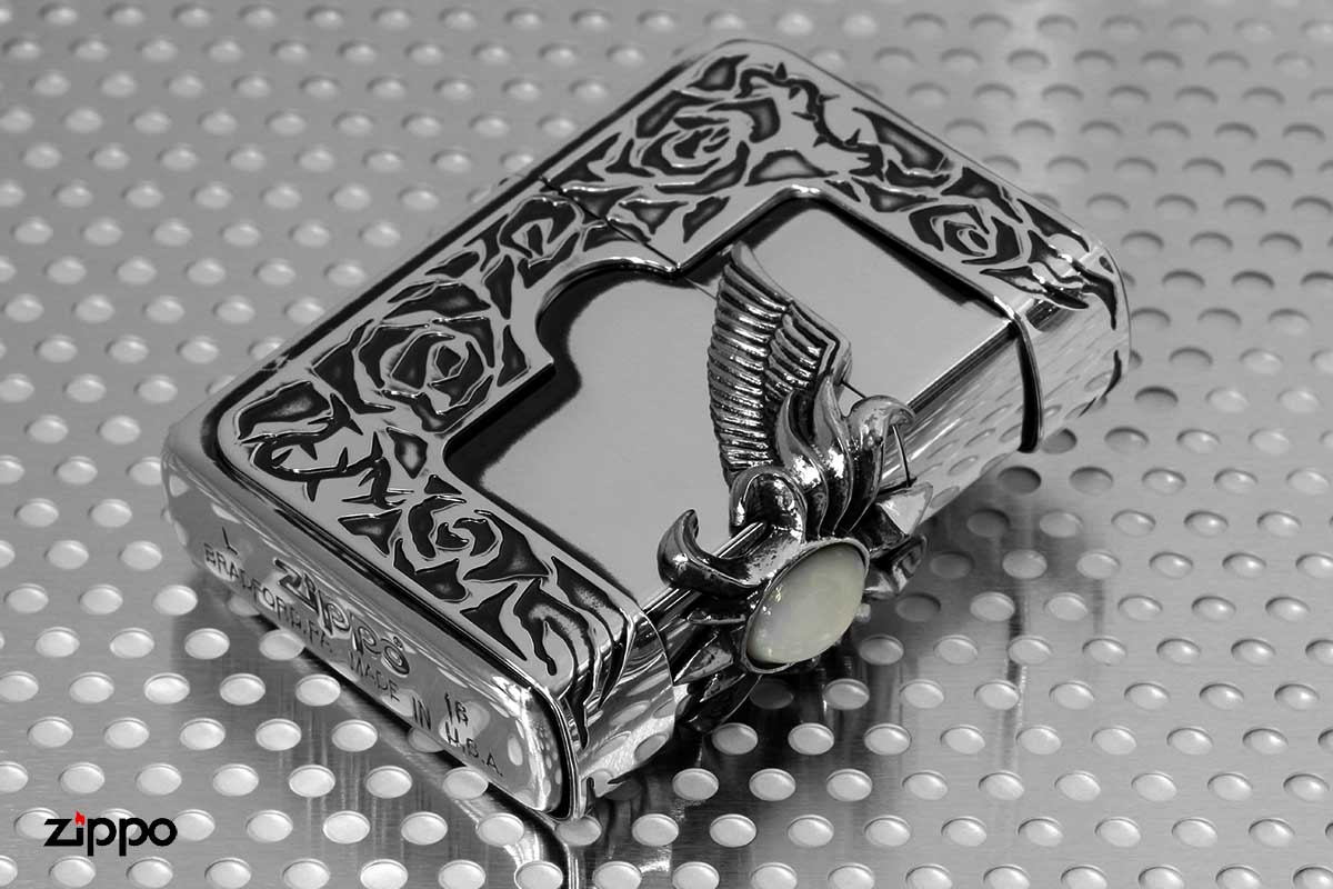 Zippo ジッポー Shell Wing Metal シェル ウィングメタル 2