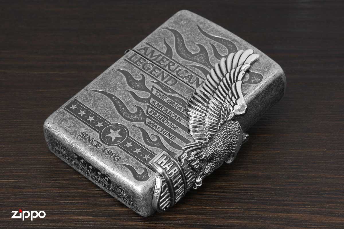 Zippo ジッポー JAPAN 2018 NEW MODEL Harley Davidson ハーレーダビッドソン サイドメタル HDP