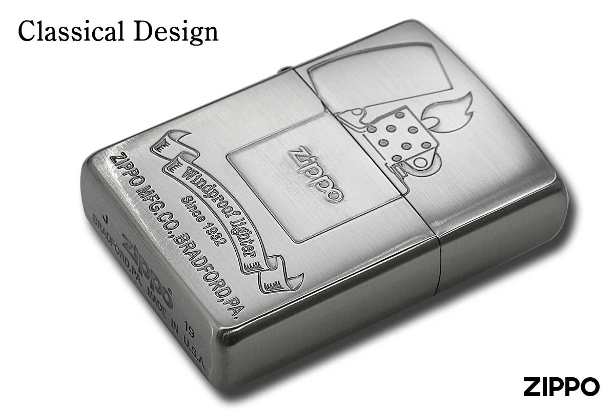 Zippo ジッポー Classical Design クラシカル ジッポーデザイン Ni メール便可