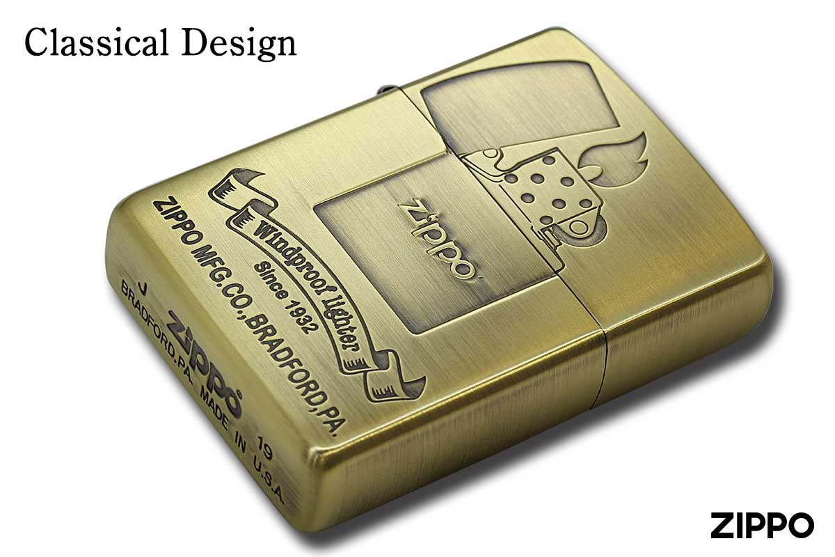 Zippo ジッポー Classical Design クラシカル ジッポーデザイン BS メール便可