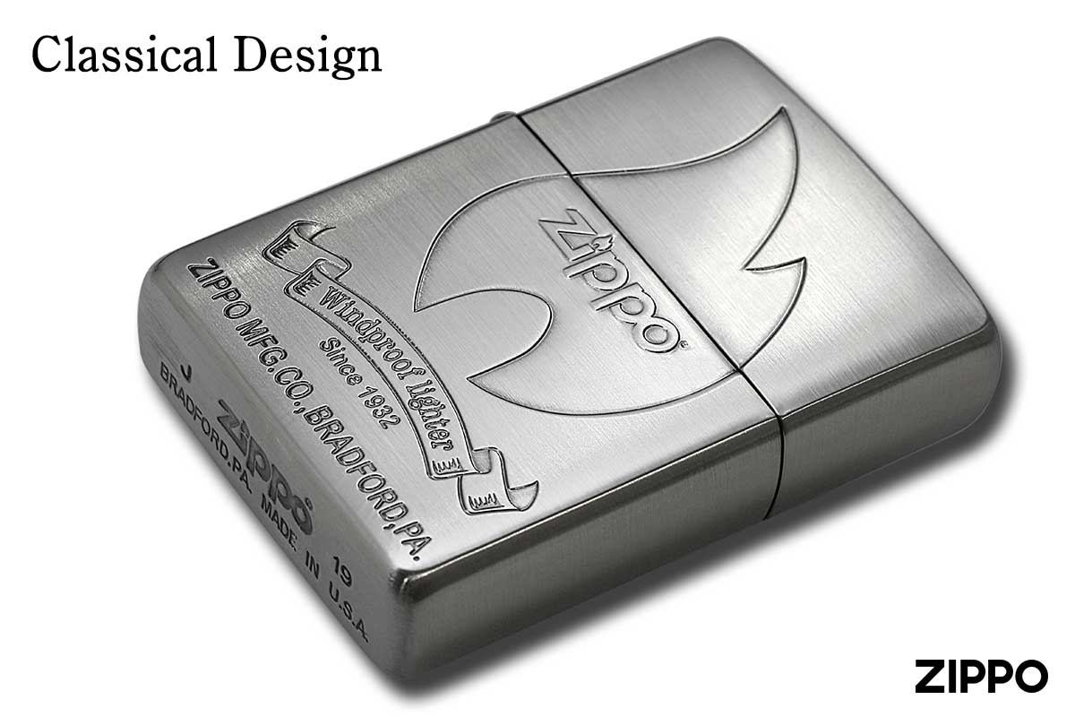 Zippo ジッポー Classical Design クラシカル フレイムデザイン Ni メール便可