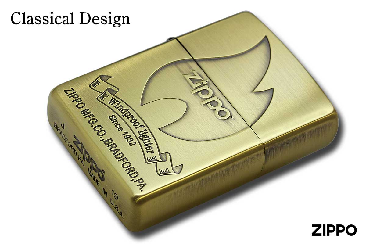 Zippo ジッポー Classical Design クラシカル フレイムデザイン BS メール便可