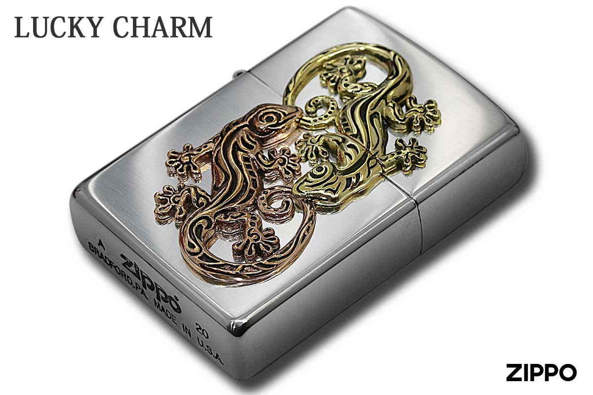 Zippo ジッポー LUCKY CHARM ラッキーチャーム ゲッコー SV