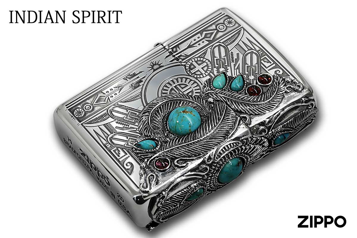 Zippo ジッポー INDIAN SPIRIT インディアンスピリット FEATHER フェザー