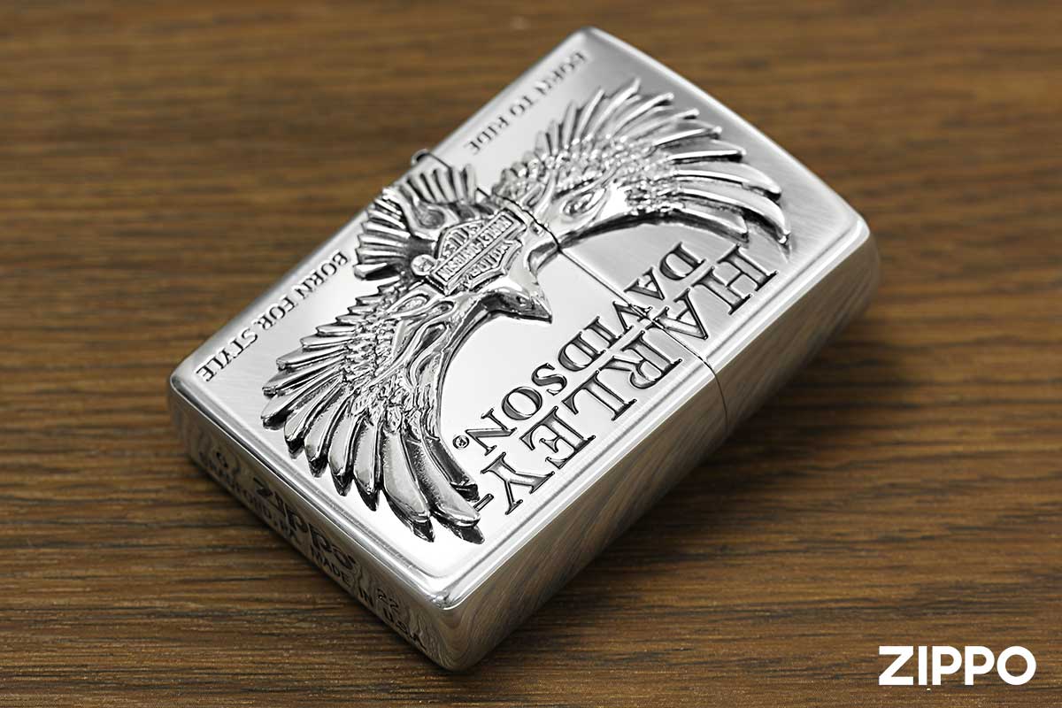 Zippo ジッポー Harley Davidson Flying Eagle ハーレーダビッドソン フライングイーグル HDP-76