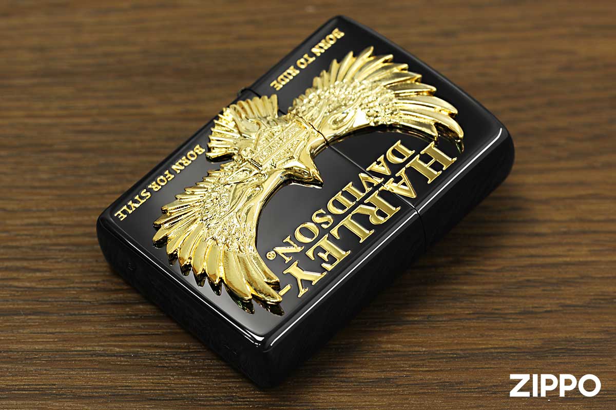 Zippo ジッポー Harley Davidson Flying Eagle ハーレーダビッドソン フライングイーグル HDP-78