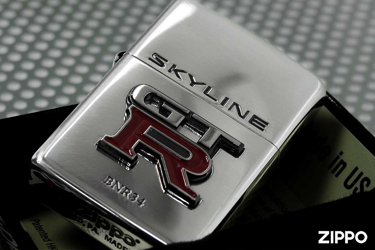 Zippo ジッポー 日産 NISSAN BNR34 SKYLINE ENBLEM スカイライン