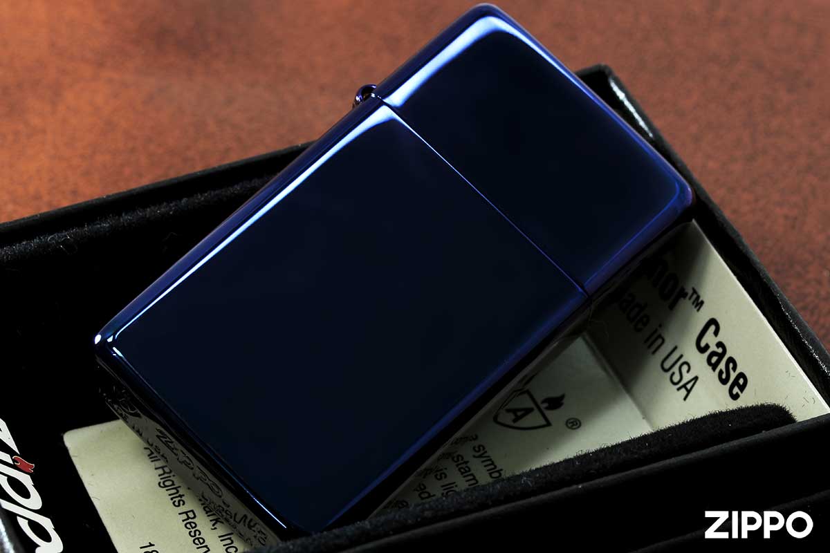 Zippo ジッポー SLIM ARMOR スリムアーマー バイオレット VOT メール便可
