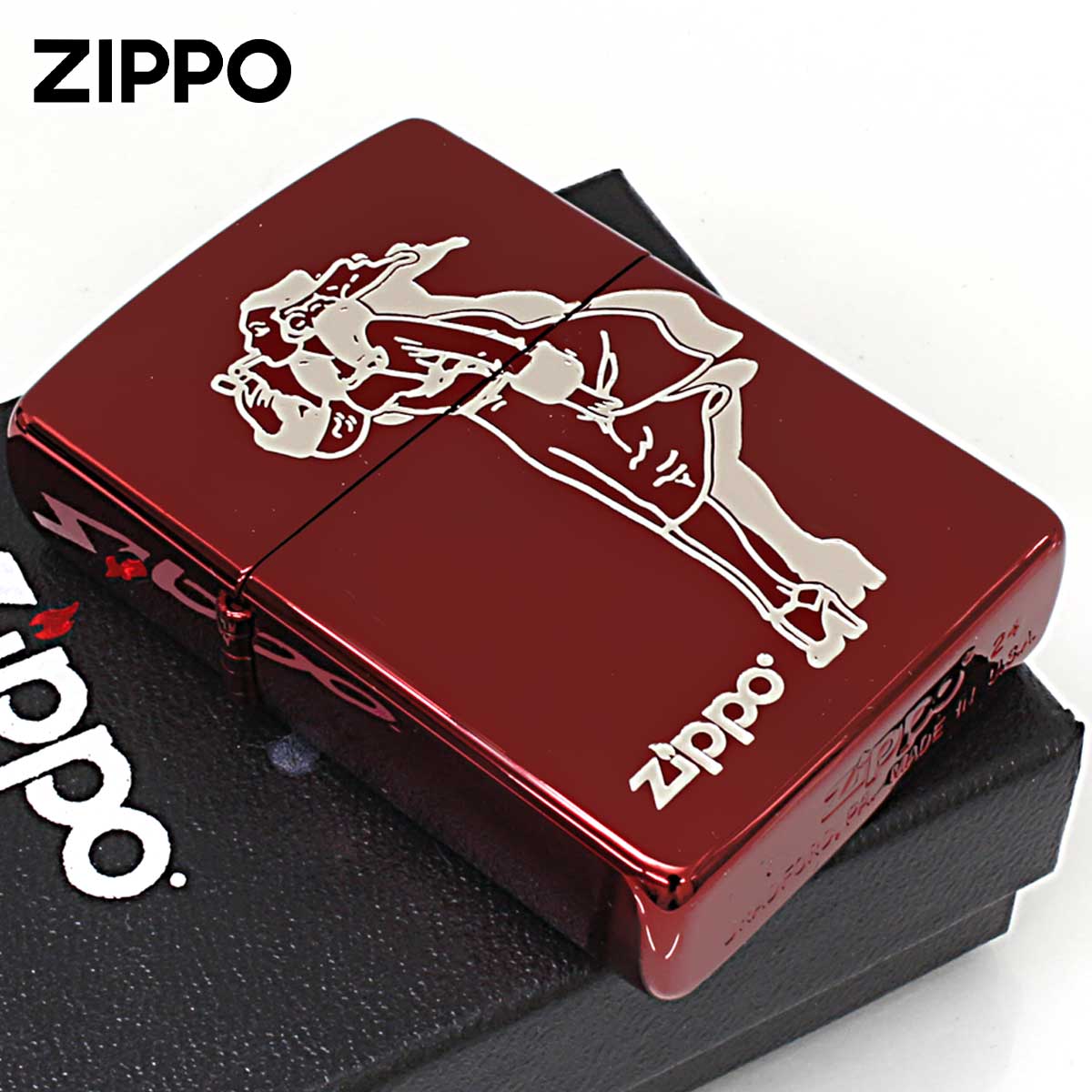 Zippo ジッポー クラシカル ウインディ Windy レッド RDイオン