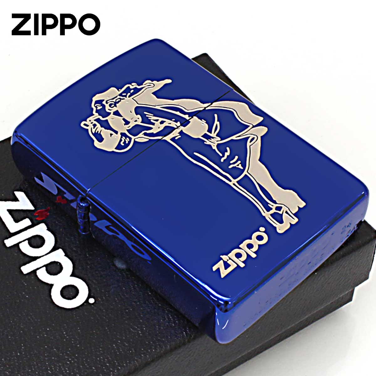Zippo ジッポー クラシカル ウインディ Windy ブルー BLイオン
