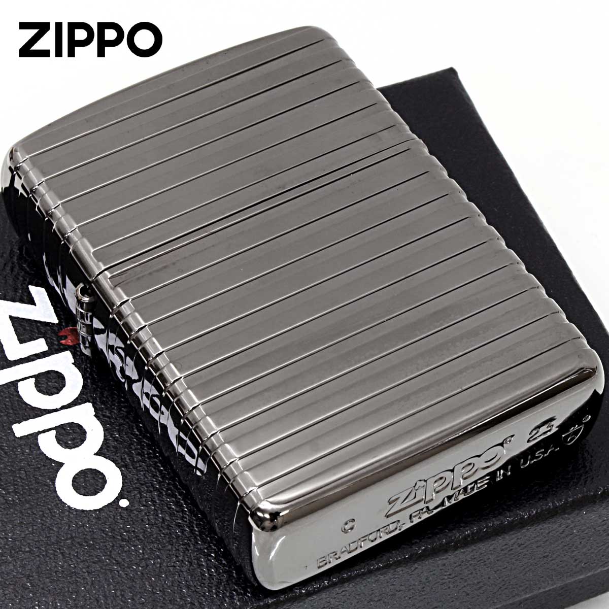 Zippo ジッポー ARMOR アーマー ホリゾンタルストライプ Horizontal