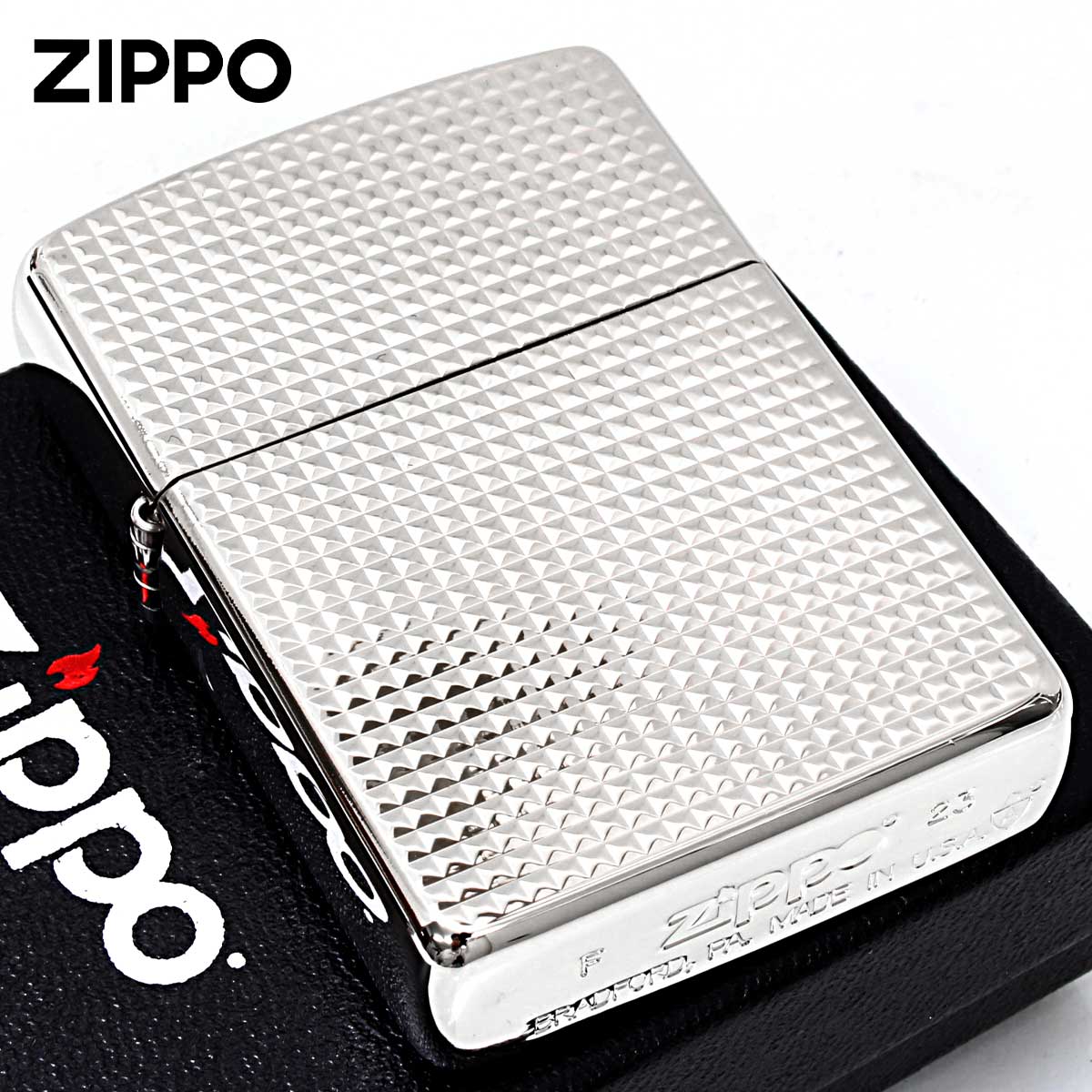 Zippo ジッポー ARMOR アーマー ファインラティス Fine Lattice ダイアノシルバー DS