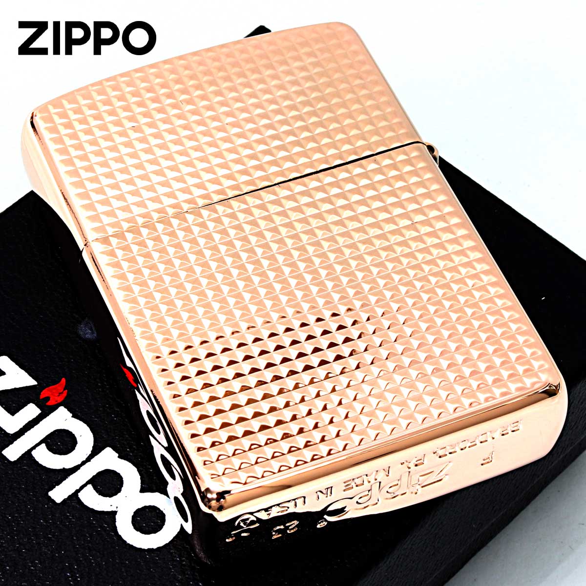 Zippo ジッポー ARMOR アーマー ファインラティス Fine Lattice ピンク