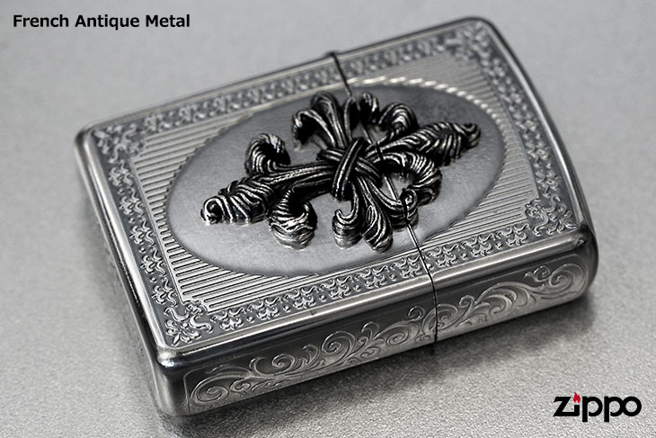 Zippo ジッポー French Antique Metal FMA-A