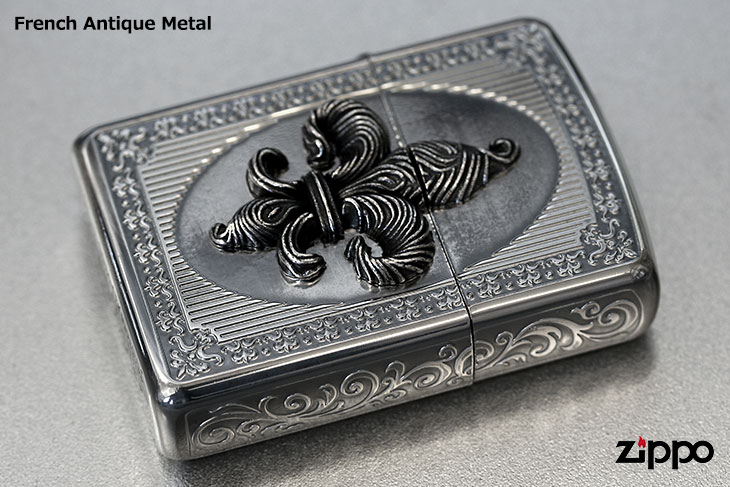 Zippo ジッポー French Antique Metal FMA-B