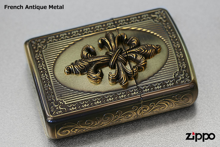Zippo ジッポー French Antique Metal FMA-C
