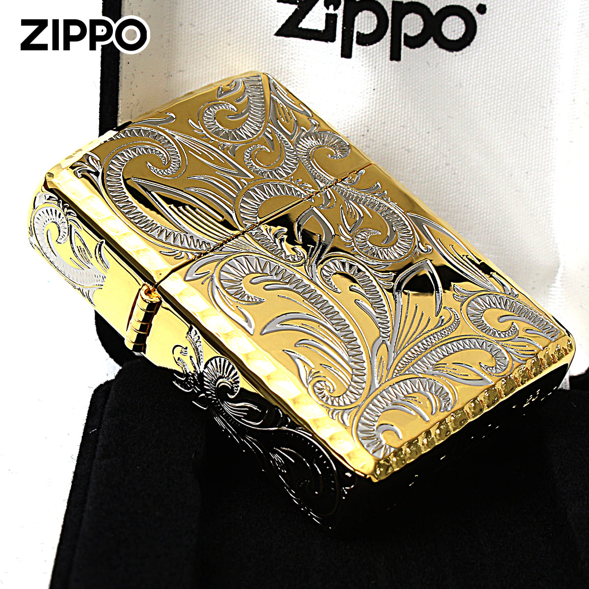 Zippo ジッポー アーマー アラベスク 唐草 コーナーリューター