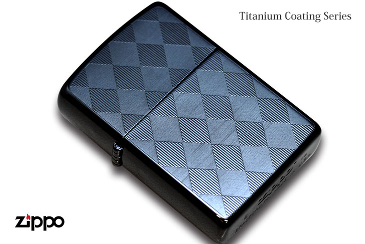 Zippo ジッポー Titanium Coating Series ARGYLE Ti-BK-A（D）