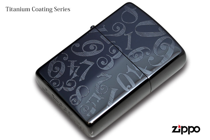 Zippo ジッポー Titanium Coating Series ナンバー Ti-BK-N（D）